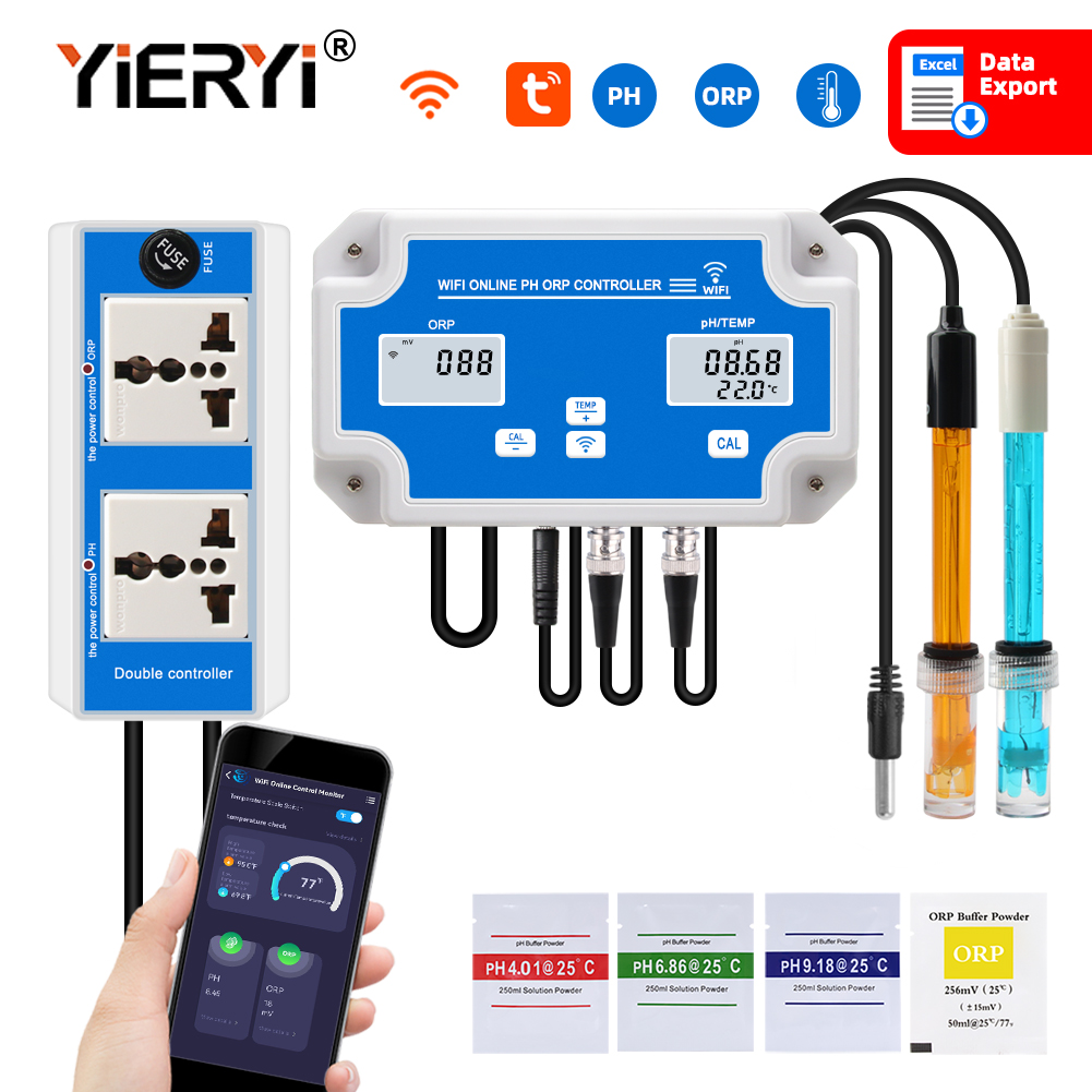 Planted Aquarium Test Kit - Medidor inteligente WIFI en línea PH