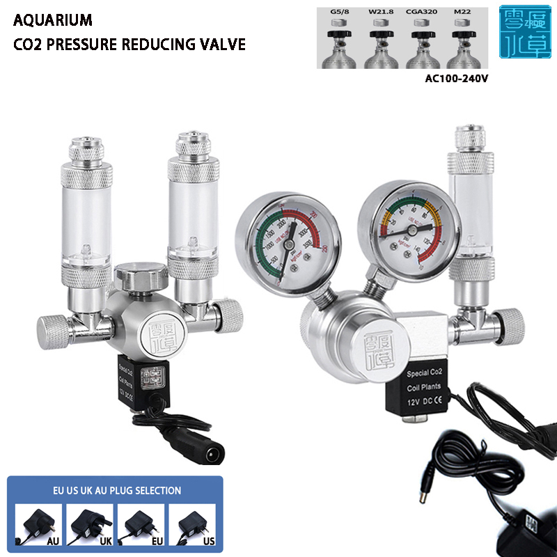 Aquarium Plant Grass - Regulador de CO2 para Acuario, Válvula