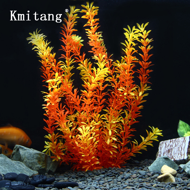 Aquarium Plant Grass - Plantas Tropicales Artificiales de 100cm, Hierba