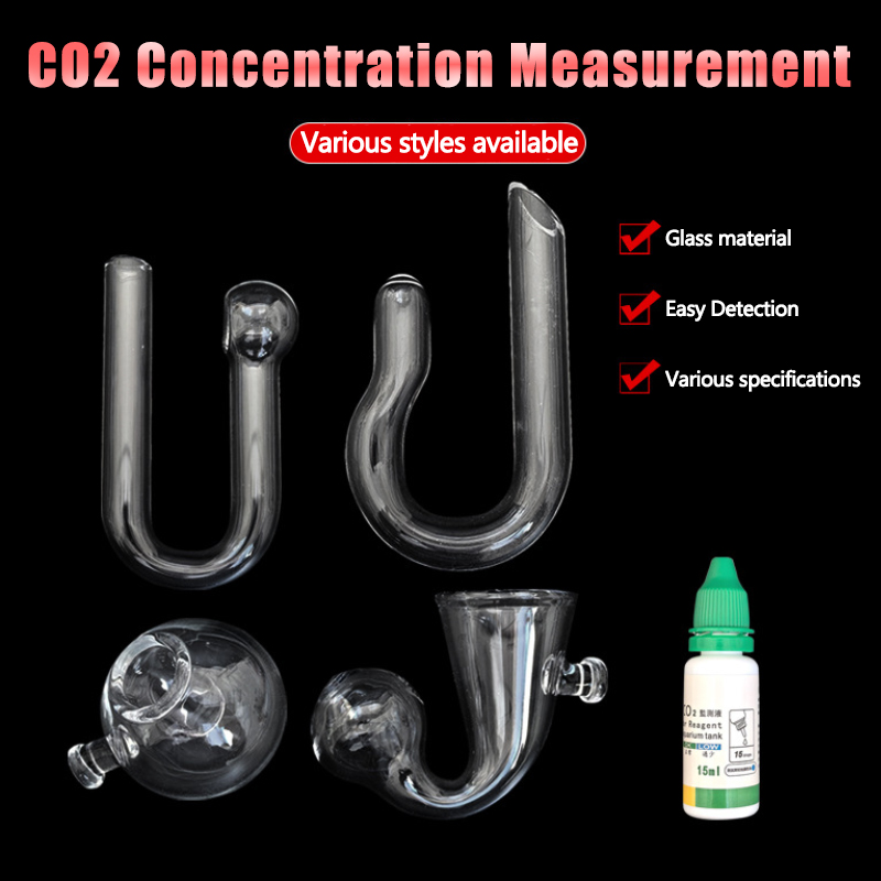 Detector de CO2 de vidrio difu - Planted Aquarium Test Kit reseña y precio