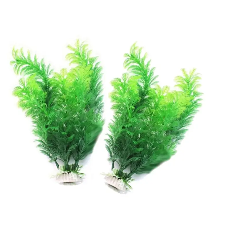 Plantas artificiales para deco - Aquarium Plant Grass reseña y precio