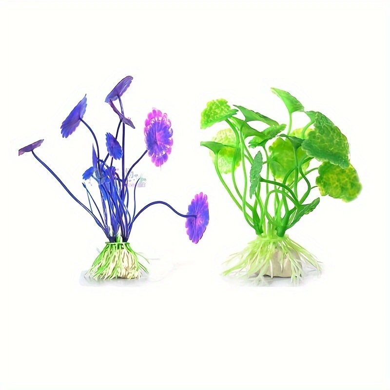 Plantas artificiales de plásti - Aquarium Plant Grass reseña y precio