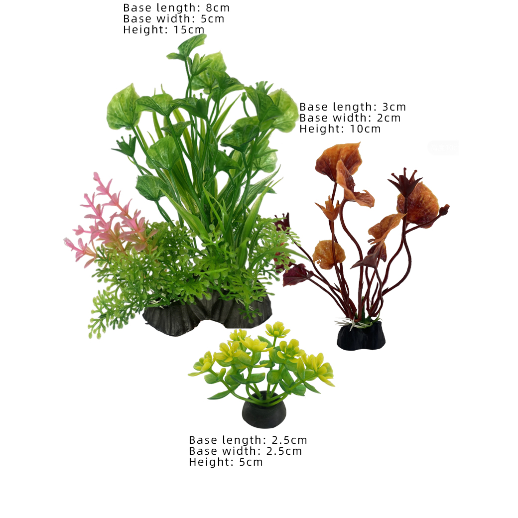 3 Piezas de Plantas Artificial - Planted Aquarium Yellow Water reseña y precio